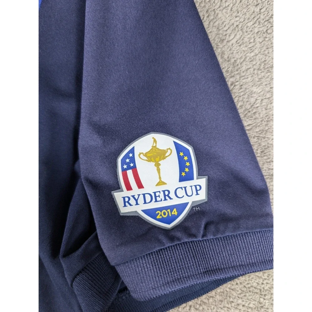 RLX Ralph Lauren Golf Polo Mens Large Casual Golf Shirt M Ryder Cup‎ 2014